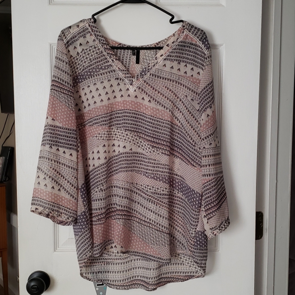 3/4 sleeve blouse